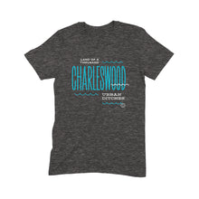 Load image into Gallery viewer, Winnipeg neighbourhoods: Charleswood t-shirts (Black and Dark Heather)