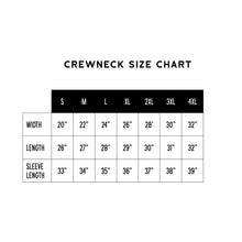 Load image into Gallery viewer, Cheap like borscht crewneck sweater (white print)