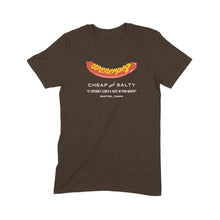Load image into Gallery viewer, Wienerpeg, cheap and salty t-shirt