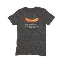 Load image into Gallery viewer, Wienerpeg, cheap and salty t-shirt