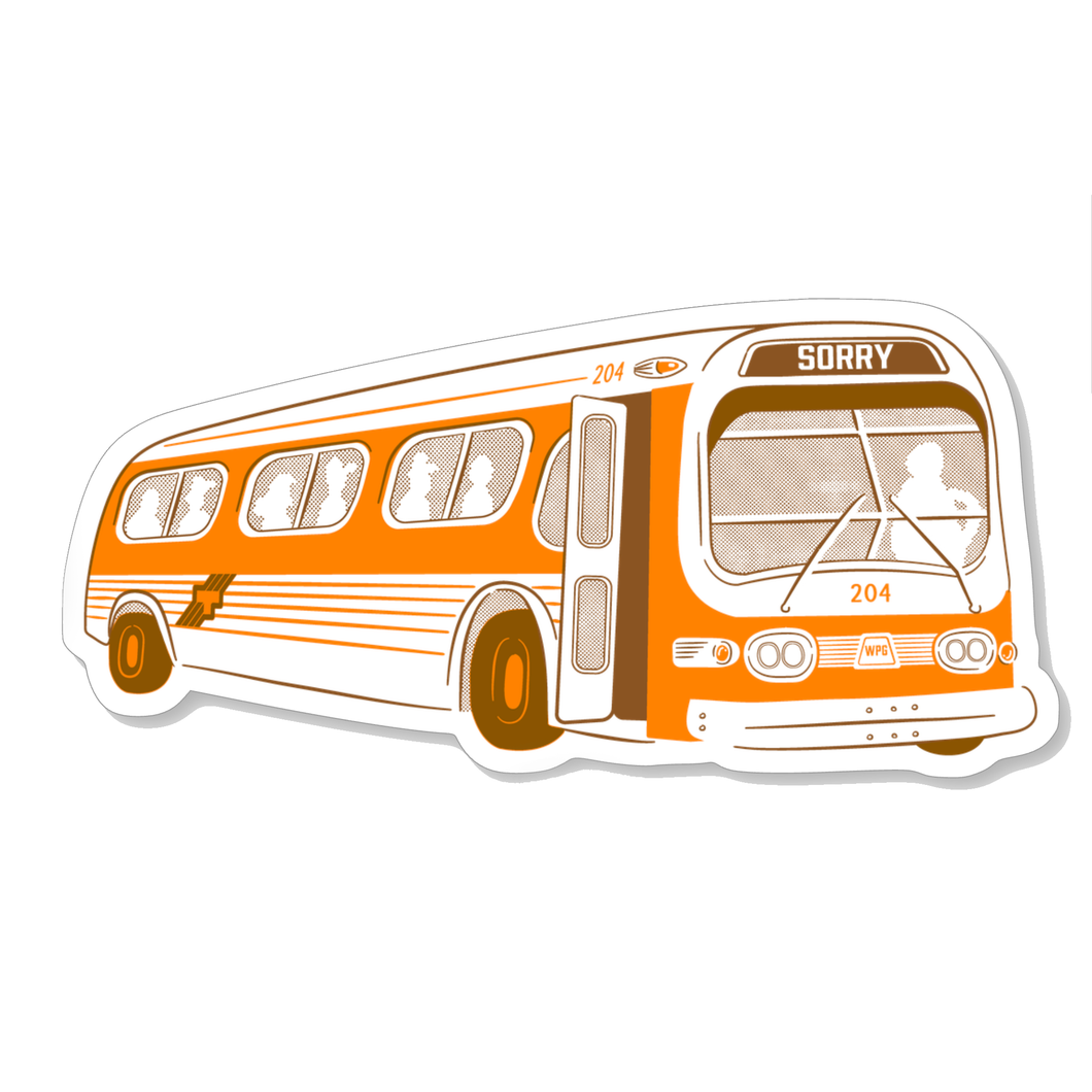 Bus sticker