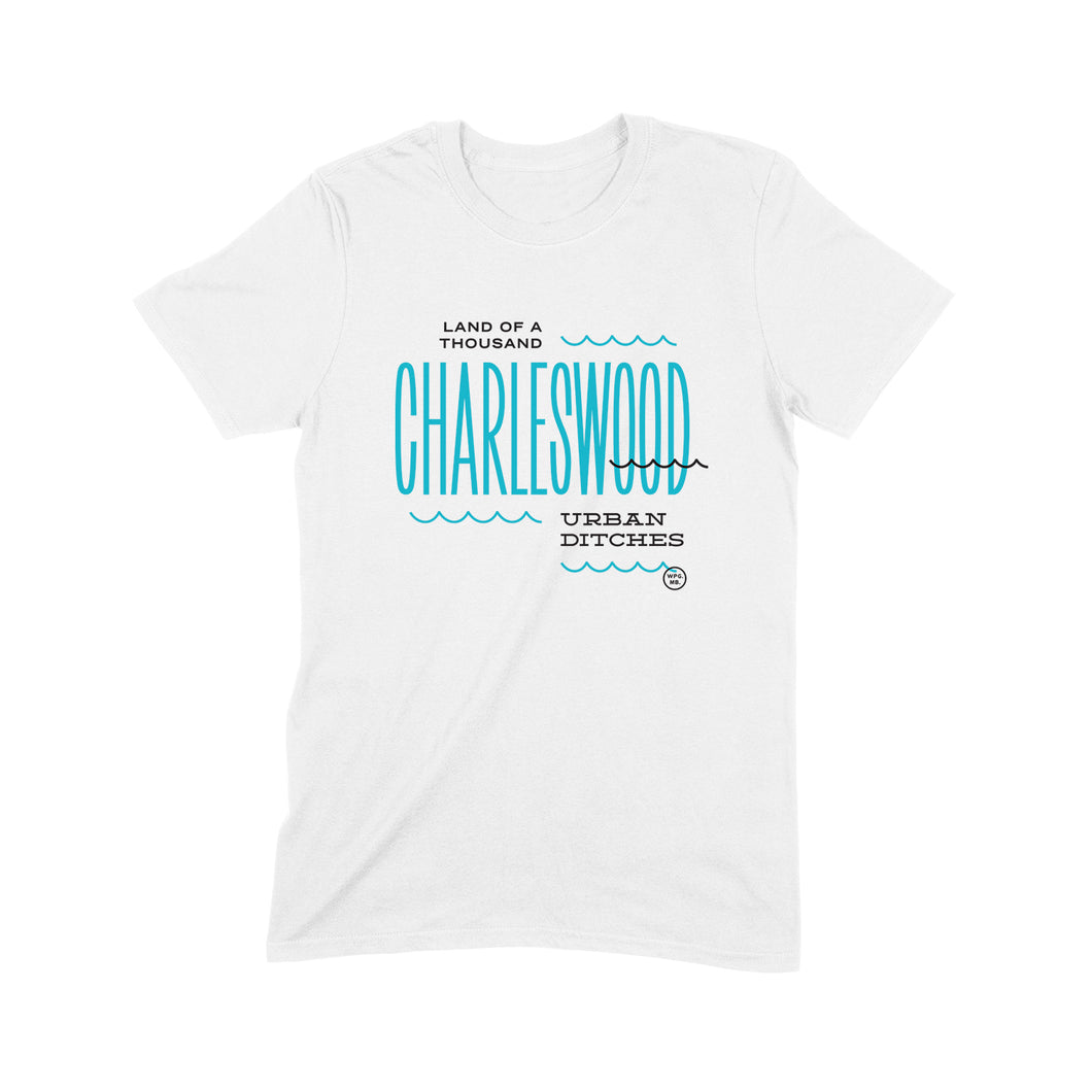 Winnipeg neighbourhoods: Charleswood t-shirts (White and Sport Grey)