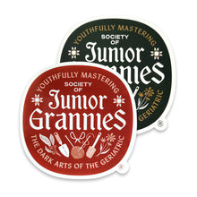 Load image into Gallery viewer, Society of Junior Grannies sticker
