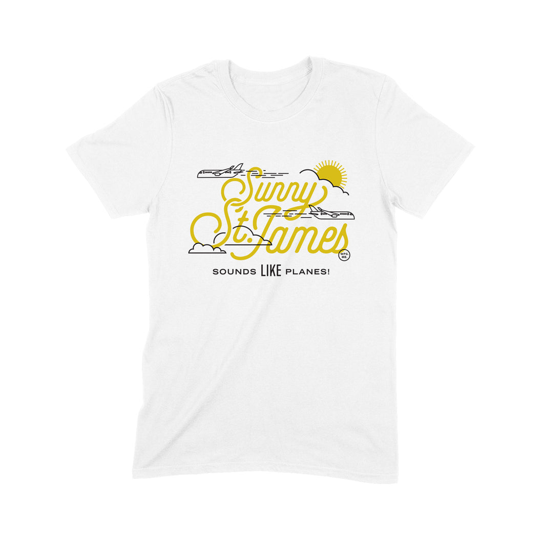 Winnipeg neighbourhoods: St. James t-shirts (White and Sport Grey)