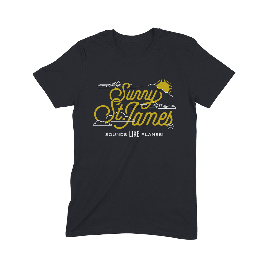 Winnipeg neighbourhoods: St. James t-shirts (Black and Dark Heather)