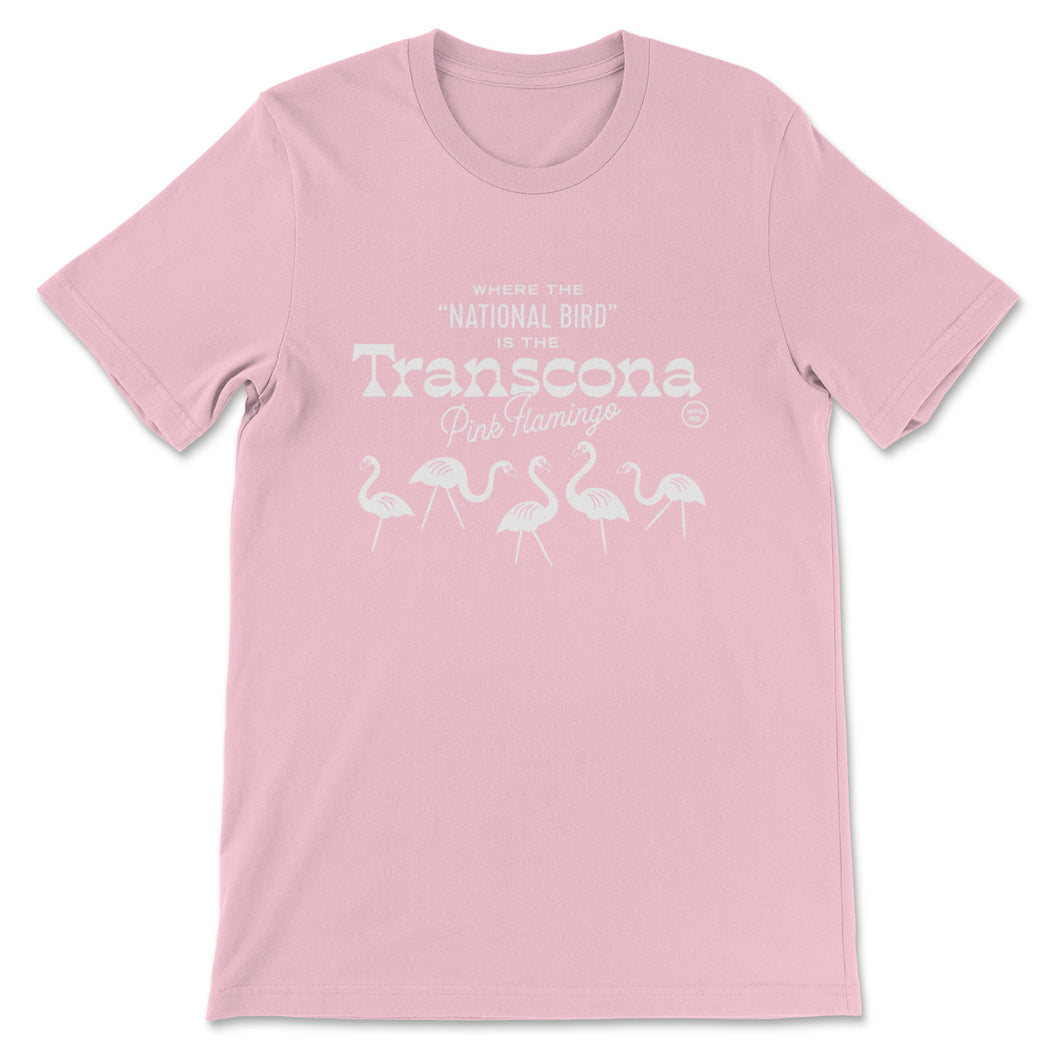 Winnipeg neighbourhoods: Transcona t-shirts  (Pink)