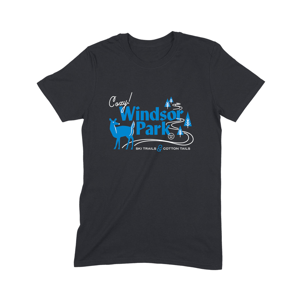 Winnipeg neighbourhoods: Windsor Park t-shirts (Black and Dark Heather)