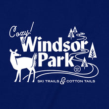 Load image into Gallery viewer, Winnipeg neighbourhoods: Windsor Park t-shirts (Blue)
