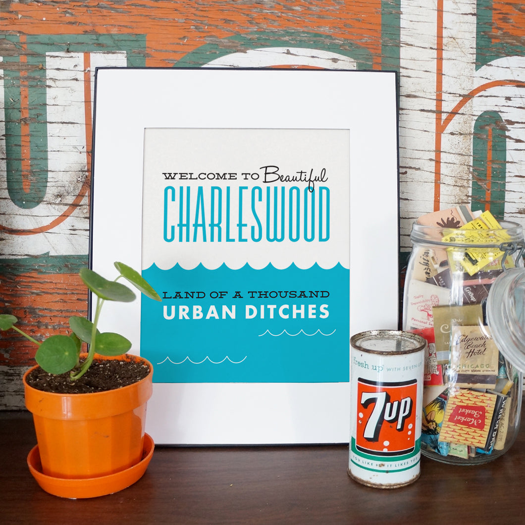 Charleswood: land of a thousand urban ditches print