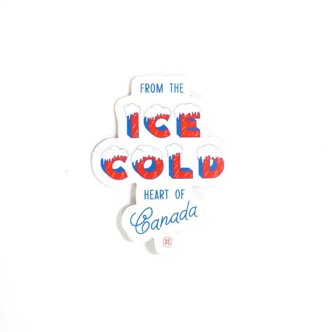 Ice cold sticker