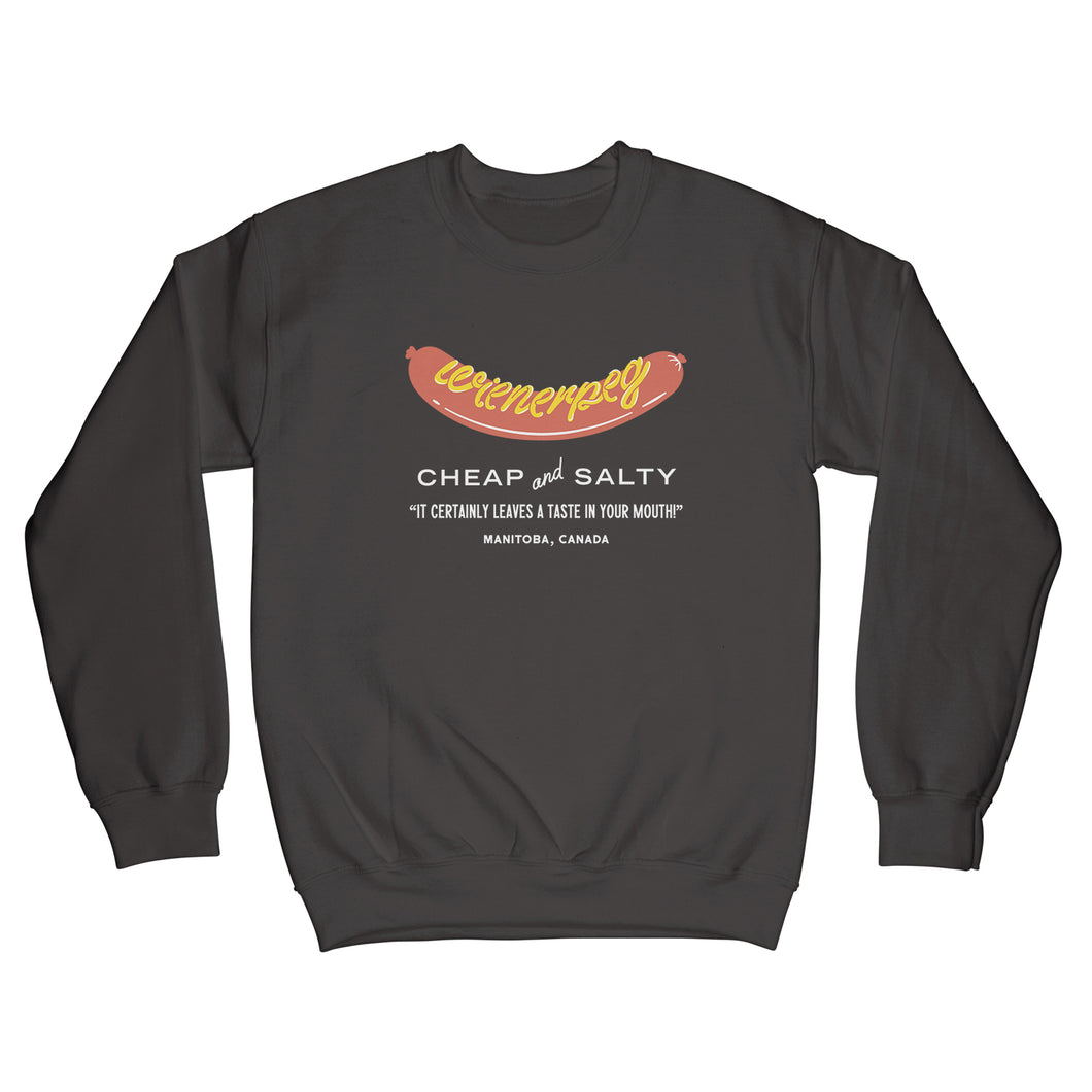 Wienerpeg, cheap and salty crewneck sweatshirt
