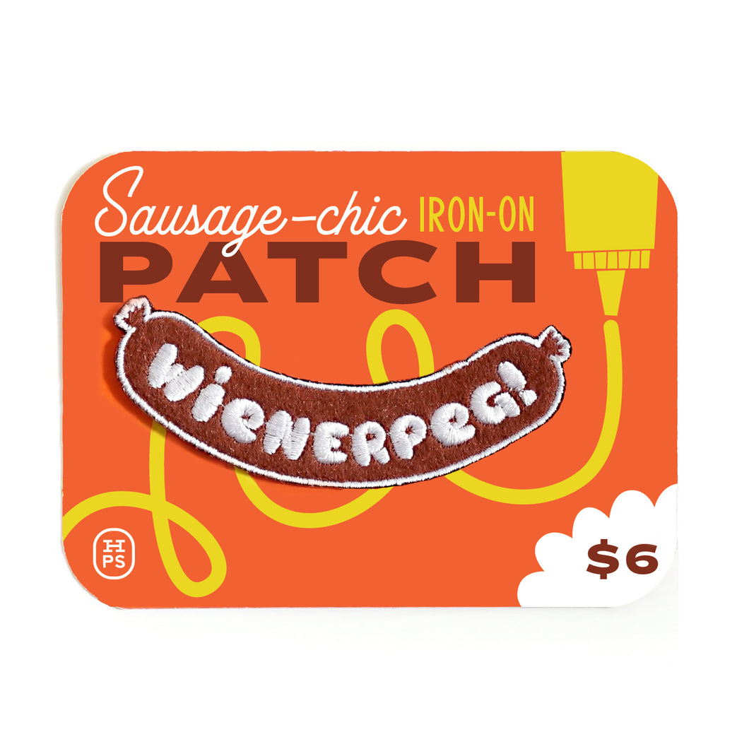 Wienerpeg iron-on patch